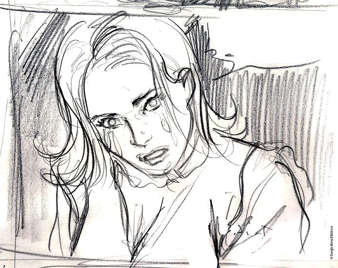 Uno studio di Mauro Laurenti per "La giustizia di "Wandering" Fitzy", Color Zagor n. 7.