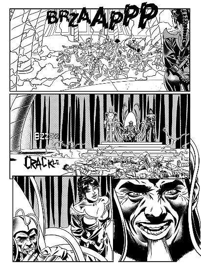 Nathan Never Generazioni 03 "I dominatori del Cosmo", disegni di Andrea Bormida