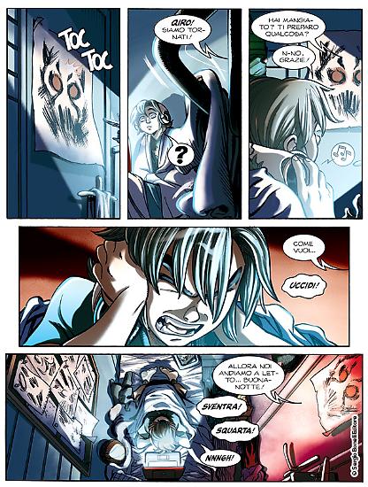 Una tavola di Federico Nardo su testi di Bruno Enna per Dylan Dog Color Fest n.26.