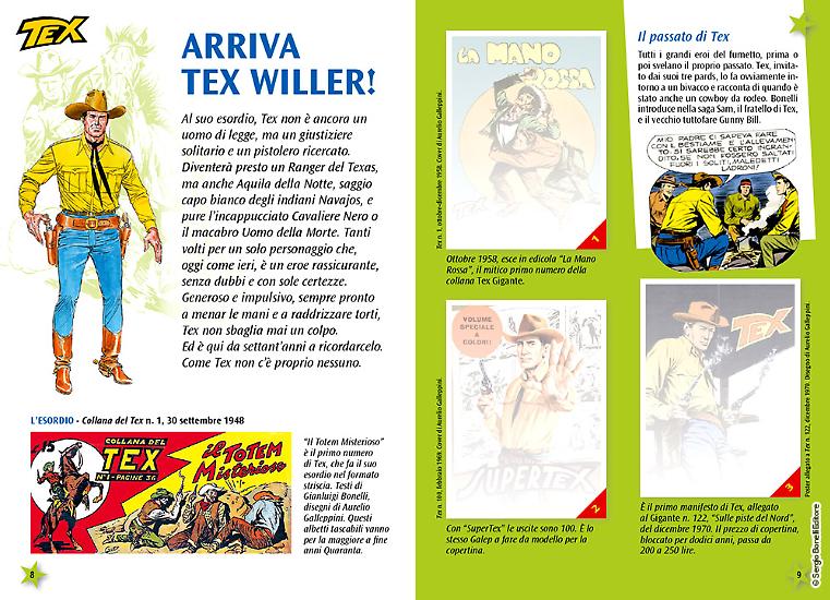 Vi presentiamo, in anteprima, alcune pagine dell'album di figurine "Tex e gli Eroi Bonelli"