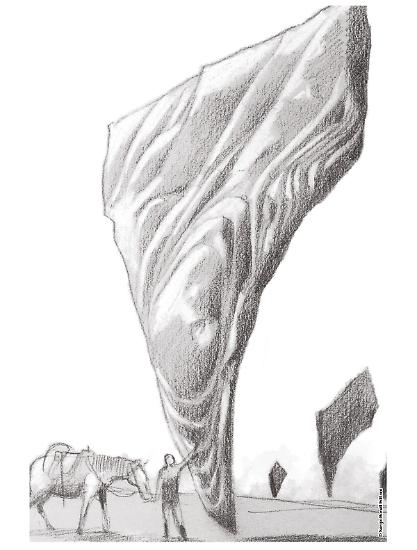 Una pagina illustrata tratta dal Taccuino di Dragonero.