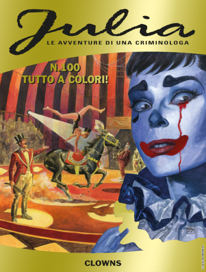 La copertina dell'Edizione Oro di Julia 100.
