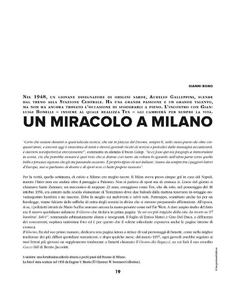 Una pagina di "Tex. 70 anni di un mito".