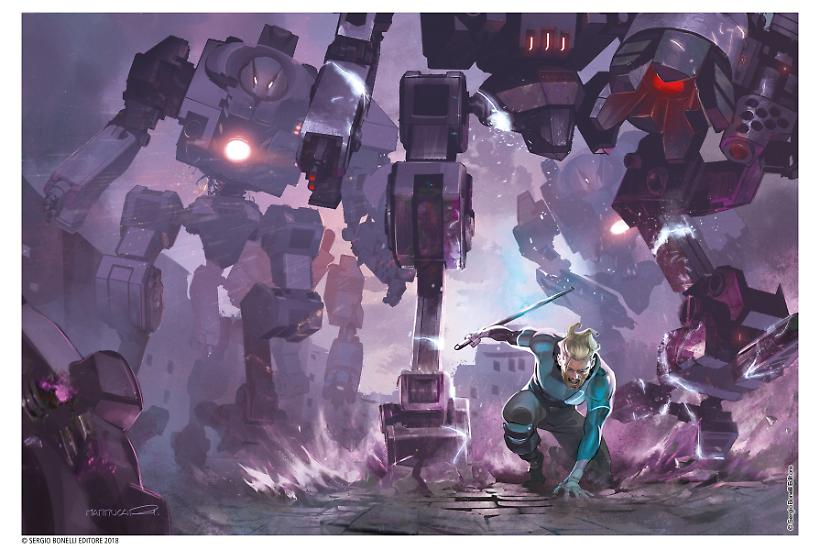 Una delle illustrazioni contenute nel portfolio di Emiliano Mammucari