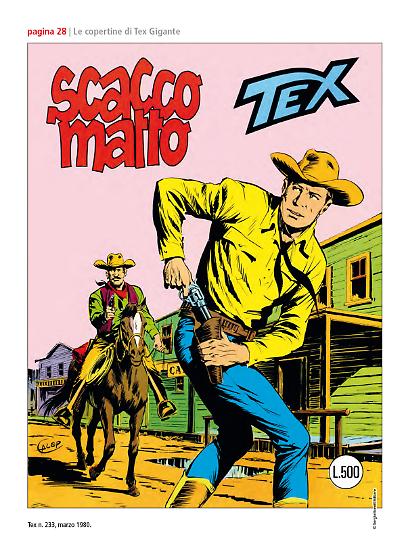 Una pagina di "Le copertine di Tex Gigante. 1980-1999".