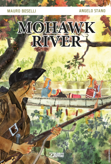 La copertina di "Mohawk River", realizzata da Angelo Stano