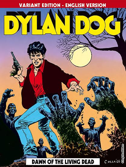 La copertina di Claudio Villa per "Dawn of the living dead".