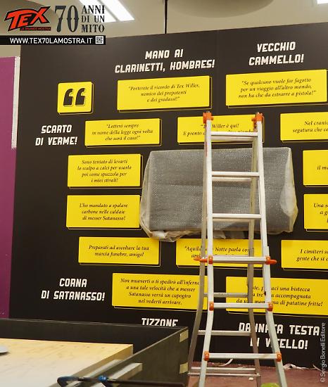 Il grande pannello con le migliori esclamazione del Ranger, work in progress...
