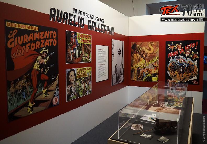 Uno scorcio dalla grande mostra di Tex