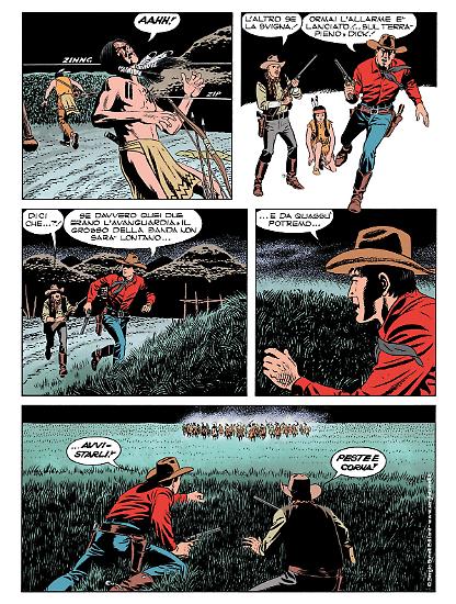 Anteprima Tex 2019 - disegni di Fabio Civitelli, colori di Oscar Celestini.