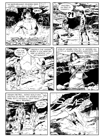 Anteprima Tex 2019 - tavola di Tex Willer, realizzata da Roberto De Angelis.