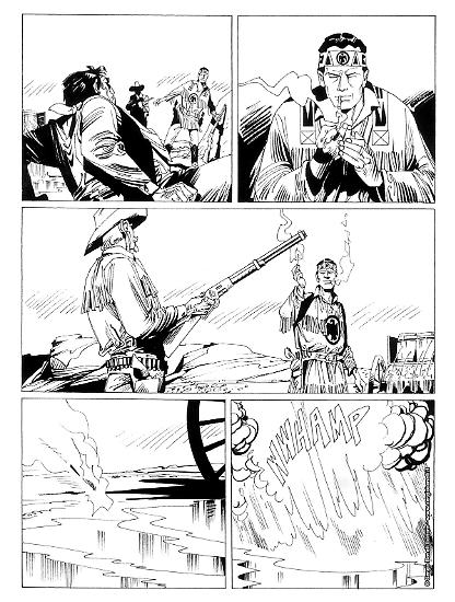 Anteprima Tex 2019 - disegni di Rodolfo Torti.