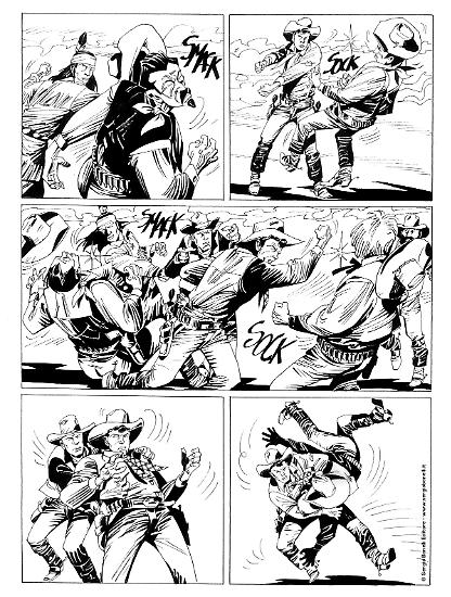 Anteprima Tex 2019 - disegni di Rodolfo Torti.