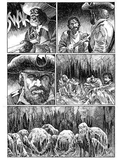 Anteprima Dampyr 2019 - tavola di Simone Delladio