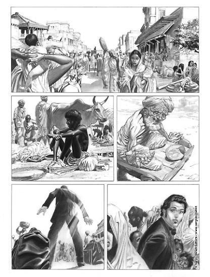Anteprima Le Storie 2019 - tavola di Dante Spada, sceneggiatura di Paolo Morales