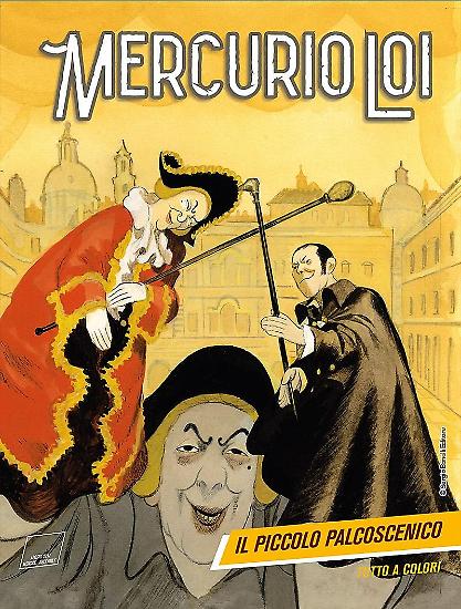La copertina di Manuele Fior per "Il piccolo palcoscenico", Mercurio Loi n.3.