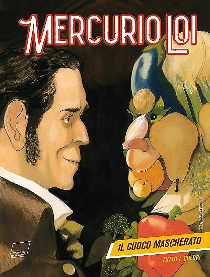 La copertina di Manuele Fior per "Il cuoco mascherato", Mercurio Loi n.4.
