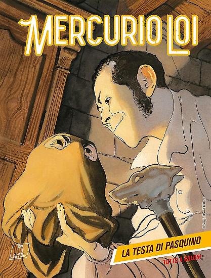 La copertina di Manuele Fior per "La testa di Pasquino", Mercurio Loi n.7.