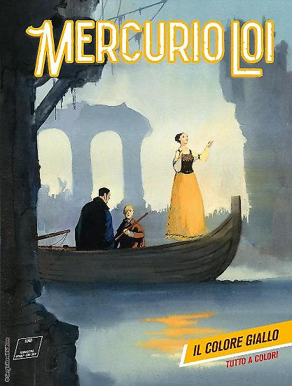 La copertina di Manuele Fior per "Il colore giallo", Mercurio Loi n.8.