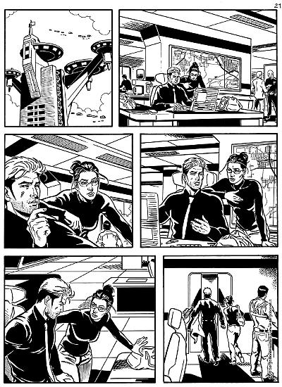 Anteprima Nathan Never 2019 - tavola di Michela Da Sacco e Stefano Santoro