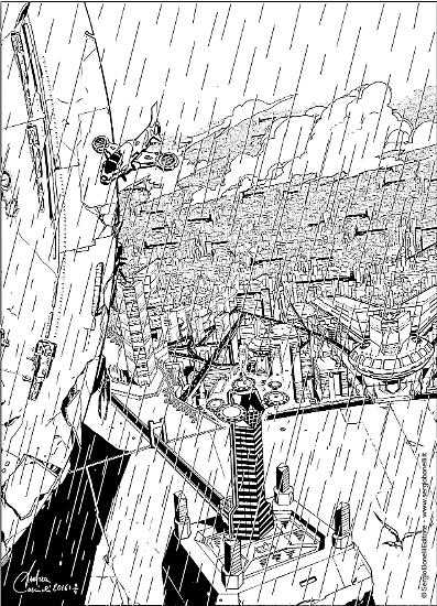 Anteprima Nathan Never 2019 - tavola di Andrea Cascioli