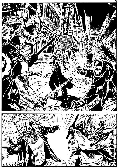 Anteprima Nathan Never 2019 - tavola di Stefano Santoro