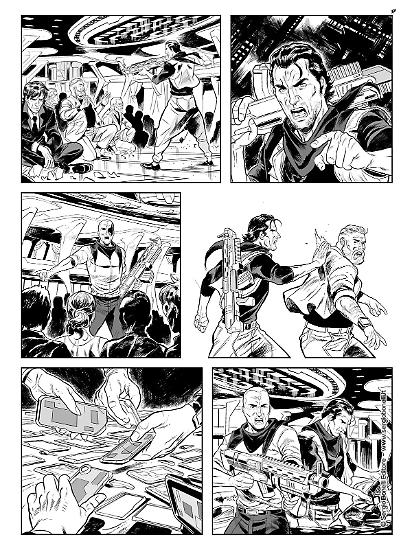 Anteprima Nathan Never 2019 - tavola di Francesco Mortarino