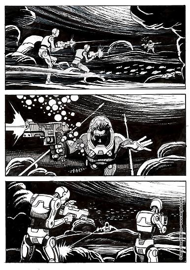 Anteprima Nathan Never 2019 - tavola di Mario Rossi