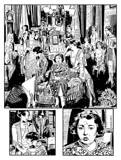 Una pagina illustrata da Luigi Siniscalchi