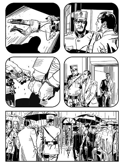 Una pagina illustrata da Luigi Siniscalchi