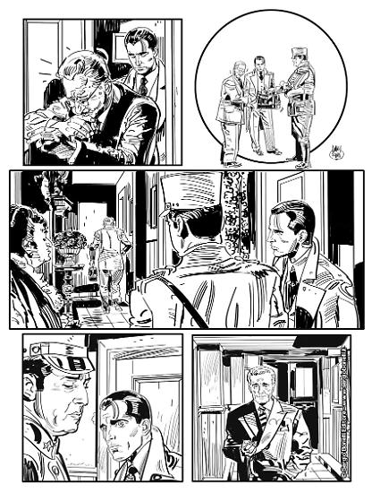 Una pagina illustrata da Luigi Siniscalchi