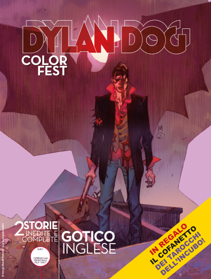 La copertina di Nicola Mari da "Gotico inglese", Dylan Dog Color Fest n.28, dal 8 febbraio in edicola.