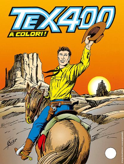 Tex 400, ultima copertina della collana disegnata da Aurelio Galleppini