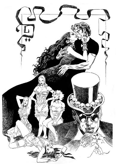 L'illustrazione che Vanessa Belardo ha realizzato per la stampa esclusiva che potrete ritirare e farvi firmare allo stand Bonelli.