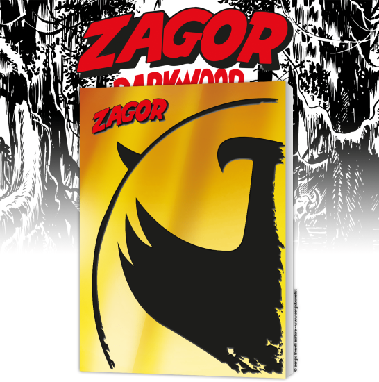 La variant "Darkwood" del primo numero di Zagor Classic, la troverete solo nello Zagor Darkwood Box!