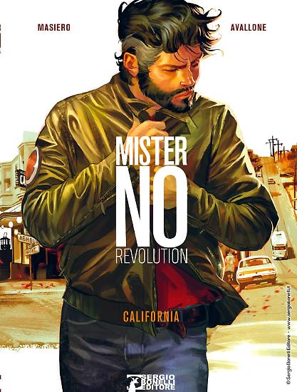 Mister No Revolution. California si presenta tramite la spettacolare illustrazione di Emiliano Mammucari.