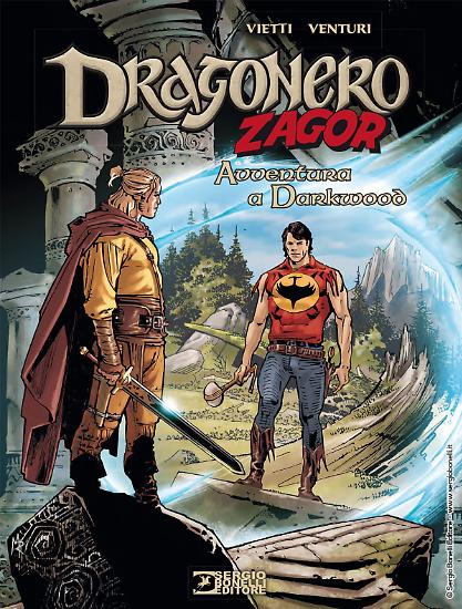 La copertina del volume "Avventura a Darkwood".