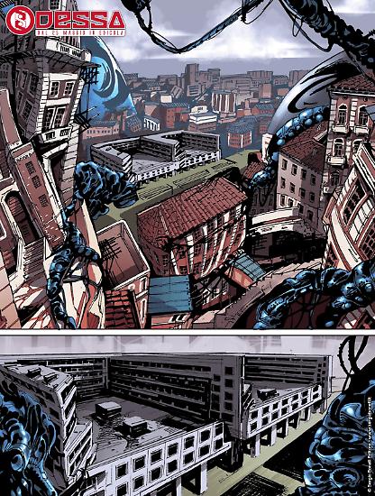Anteprima Odessa - disegni di Luciano Regazzoni, colori di Mariano De Biase