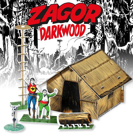 Il set per costruire "Il mondo dello Spirito con la Scure", disponibile solo nello Zagor Darkwood Box!