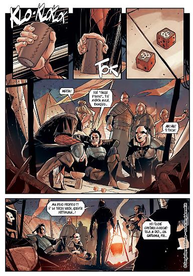 Una tavola di Alfio Buscaglia da "Senzanima. Buio".