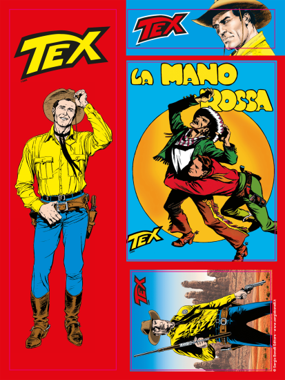 La plancia con gli adesivi di Aquila della Notte, in edicola con Tex 704, dall'8 giugno