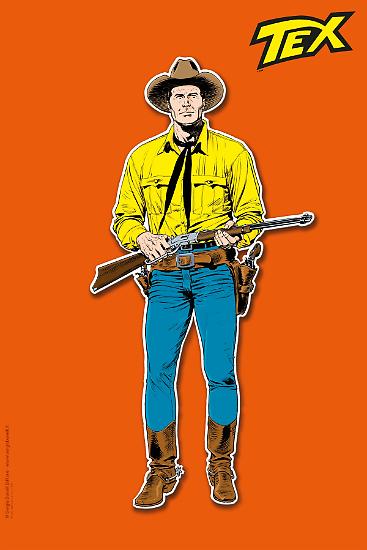 Il poster del Ranger del Texas, con Tex 704 in edicola dal 8 giugno