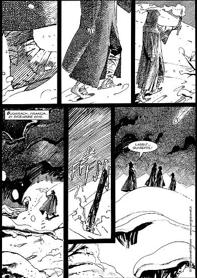 Una tavola di "Destini incrociati", Darwin n.1.