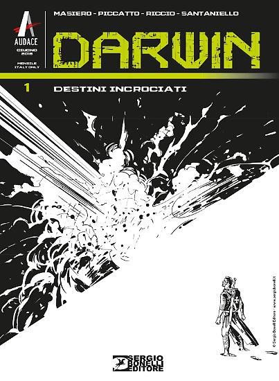 La copertina di "Destini incrociati", Darwin n.1.