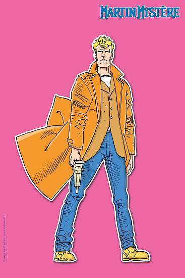 Il poster del Detective dell'Impossibile che potete trovare nel numero 363 di Martin Mystère bimestrale