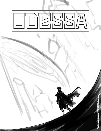 La prima idea per la copertina di "Dopo la fusione", Odessa n.1.