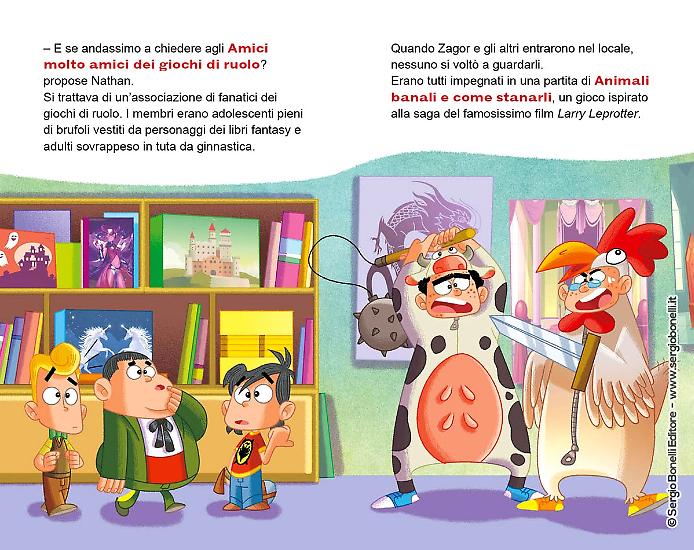 Due pagine dal libro "Bonelli Kids. Il Re dei Troll".