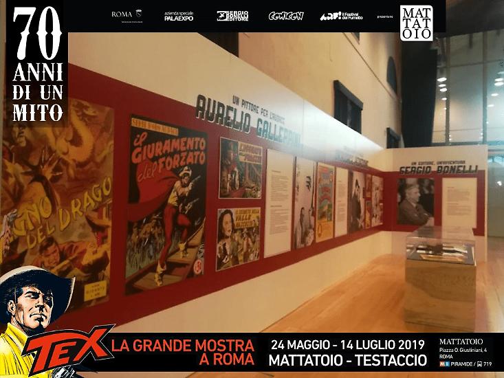 La sala dedicata ad Aurelio Galleppini e Sergio Bonelli
