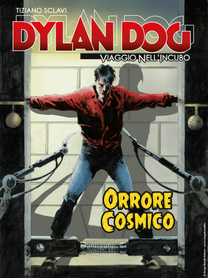 La copertina inedita di Dylan Dog. Viaggio nell'Incubo n.4 "Orrore cosmico", realizzata da Corrado Roi.