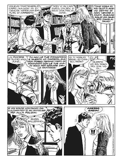 "Macchie solari", testi di Pasquale Ruju, disegni di Bruno Brindisi.